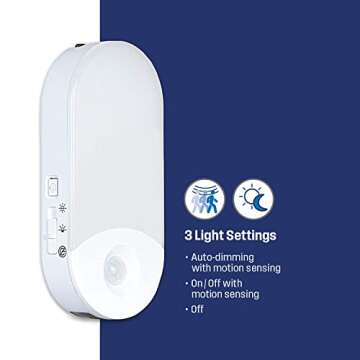 Westinghouse 3-Pack 4-in-1 Power Failure Night Light - Motion and Light Sensing Rechargeable Emergency LED Flashlight, Plug-in Power Outage Light, Great for Emergency Preparedness and Survival Kits