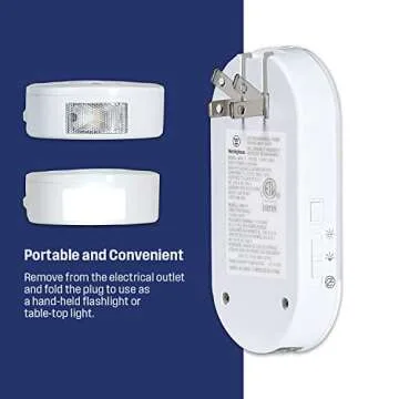 Westinghouse 4-in-1 Night Light - Motion Sensing and Rechargeable