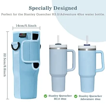 Nuovoware Water Bottle Carrier for Stanley 40oz Bottle