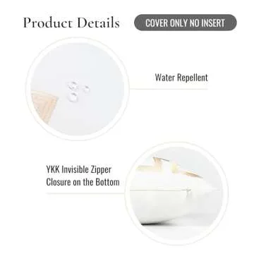 Premium Coastal Throw Pillow Cover for Indoors Outdoors