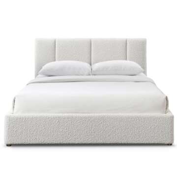 Omax Decor Venice Upholstered Platform Bed for Comfort and Style