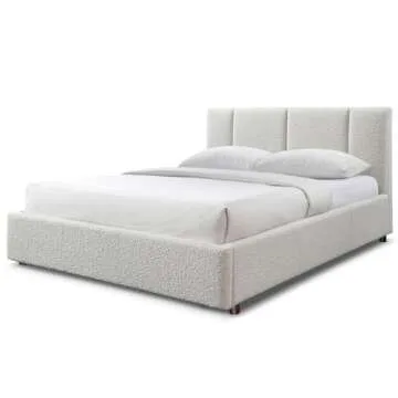 Omax Decor Venice Upholstered Platform Bed for Comfort and Style