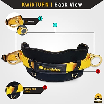KwikSafety BEAVER TAIL Safety Belt with D-Rings