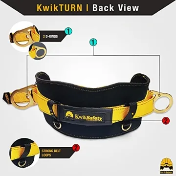 KwikSafety BEAVER TAIL Safety Belt with D-Rings