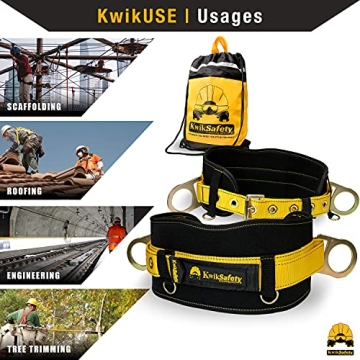 KwikSafety BEAVER TAIL Safety Belt with D-Rings