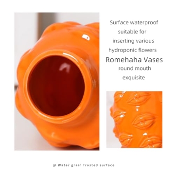 Unique Romehaha Ceramic Body Vase for Home Decor