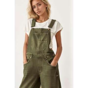 Kedera Wide Leg Denim Jumpsuit for Stylish Women