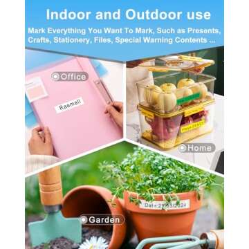 RAEMALL Compatible with Brother P Touch Label Maker Tape TZe 12mm 0.47 Inch Laminated Colored Label Refills Use for Brother P Touch Label Maker PT-D210 PT-H110 PT-1880 PT-D400, 1/2" x 26.2', 5 Pack