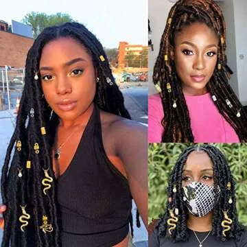 Messen Dreadlocks Jewelry Set - 121 Unique Hair Accessories