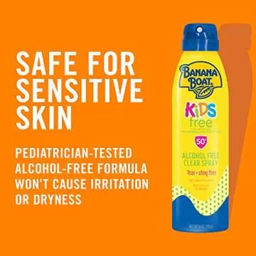 Banana Boat Kids Sport Sunscreen Spray SPF 50 for All Ages