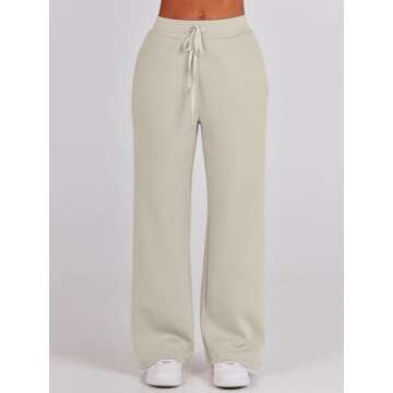 ANRABESS Women 2 Piece Outfits Sweatsuit Oversized Sweatshirt Sweatpants Tracksuit Sweat Lounge Matching Set 2025 Fall Trendy Light Khaki Large