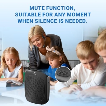 C007 Bluetooth Voice Amplifier with Wireless Mic for Teachers