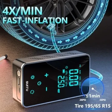 150PSI Portable Tire Inflator with Digital Gauge