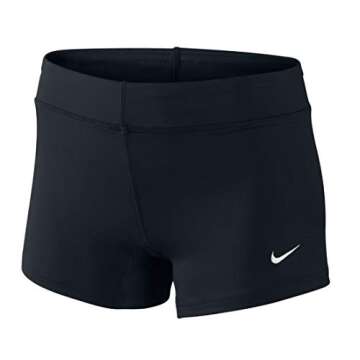 Nike Girls Performance Game Shorts Youth (Small, Black)