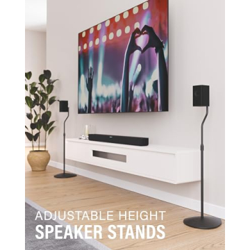 Sanus Adjustable Height Speaker Stand - Perfect Sound