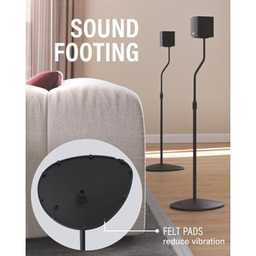 Sanus Adjustable Height Speaker Stand - Perfect Sound
