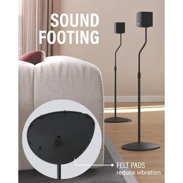 Sanus Adjustable Height Speaker Stand - Perfect Sound