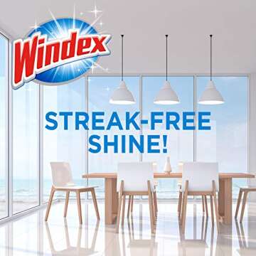 Windex Original Surface Wipes, Streak-Free Shine, Pack of 2