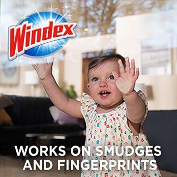 Windex Original Surface Wipes, Streak-Free Shine, Pack of 2