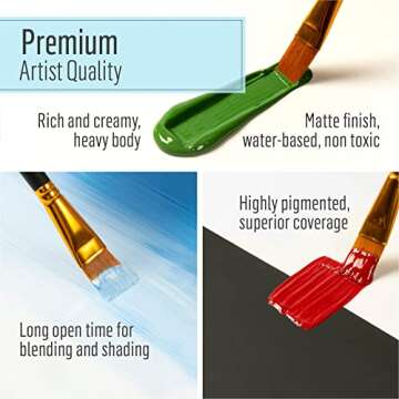 FolkArt Acrylic Paint Set (2-Ounce), PROMOFAI Colors I (18 Colors)