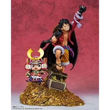 TAMASHII NATIONS - One Piece - Monkey D. Luffy - WT100 Commemorative Eiichiro Oda Illustration DAIKAIZOKU HYAKKEI, Bandai Spirits FiguartsZERO Collectible Statue