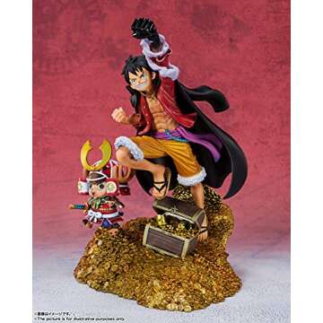 TAMASHII NATIONS - One Piece - Monkey D. Luffy - WT100 Commemorative Eiichiro Oda Illustration DAIKAIZOKU HYAKKEI, Bandai Spirits FiguartsZERO Collectible Statue