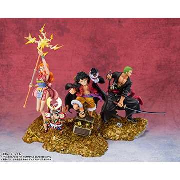 TAMASHII NATIONS - One Piece - Monkey D. Luffy - WT100 Commemorative Eiichiro Oda Illustration DAIKAIZOKU HYAKKEI, Bandai Spirits FiguartsZERO Collectible Statue