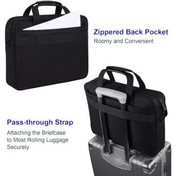 Water Resistant 15.6" Laptop Bag for Professionals