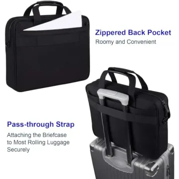 Water Resistant 15.6" Laptop Bag for Professionals