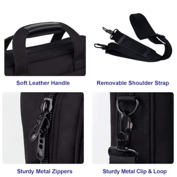 Water Resistant 15.6" Laptop Bag for Professionals