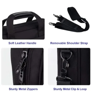 Water Resistant 15.6" Laptop Bag for Professionals