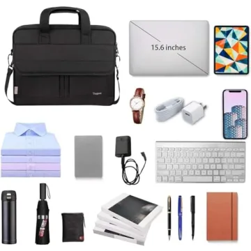 Water Resistant 15.6" Laptop Bag for Professionals