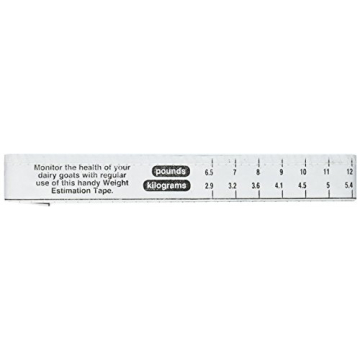 Coburn Dairy Goat Weigh Tape Measure is Accurate & Easy