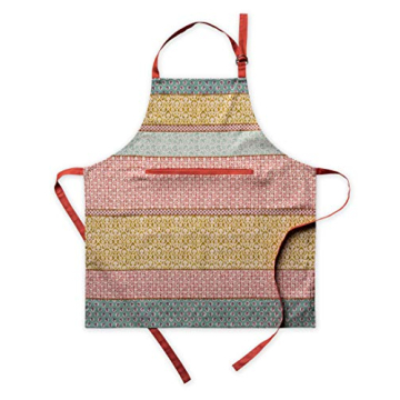 Maison d' Hermine Apron 100% Cotton 27.50"x31.50" 1 Piece Adjustable Neck Strap Cloth Apron with Cen...