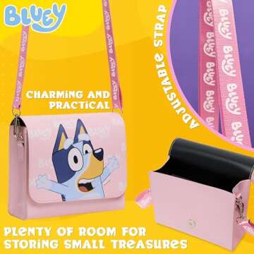 Bluey Shoulder Purse for Kids Stylish & Practical