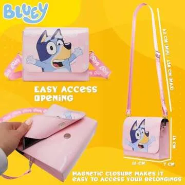 Bluey Shoulder Purse for Kids Stylish & Practical