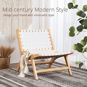 Stylish LUE BONA Faux Leather Accent Chair for All Spaces