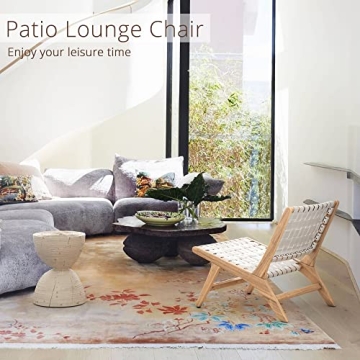 Stylish LUE BONA Faux Leather Accent Chair for All Spaces