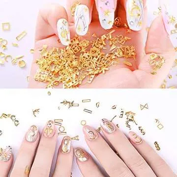 Beuniar Nail Studs Set for Creative Nail Art Decorations