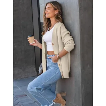 LILLUSORY Women Oversized Cardigan for Trendy Outfits