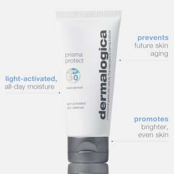 Dermalogica Prisma Protect SPF30, Face Moisturizer Sunscreen, Defends Against UV Rays While Hydrating & Boosting Skin's Natural Luminosity, 0.4 fl oz