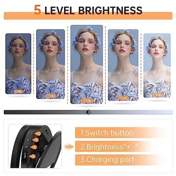 Ulanzi Selfie Ring Light Clip-on LED Phone Light Portable