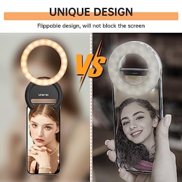 Ulanzi Selfie Ring Light Clip-on LED Phone Light Portable