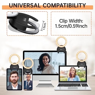 Ulanzi Selfie Ring Light Clip-on LED Phone Light Portable