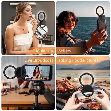 Ulanzi Selfie Ring Light Clip-on LED Phone Light Portable