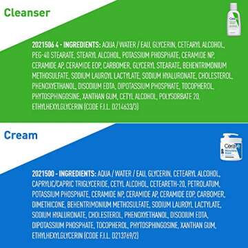 CeraVe Moisturizing Cream Combo Pack for Hydration