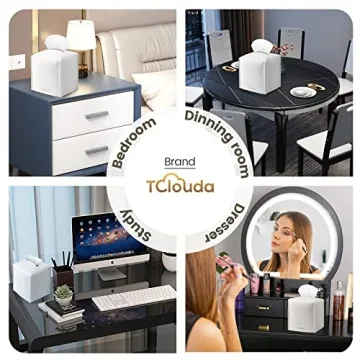 Stylish PU Leather Tissue Box Cover - 2 Pack for Home Decor