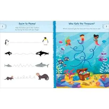 Ocean Animals Preschool Activity Book: 75 Games to Learn Letters, Numbers, Colors, and Shapes (Schoo...