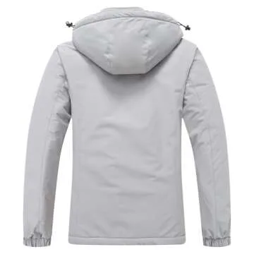 MOERDENG Women's Waterproof Ski Jacket Warm Winter Coat Hooded Snowboarding Jacket Snow Coat