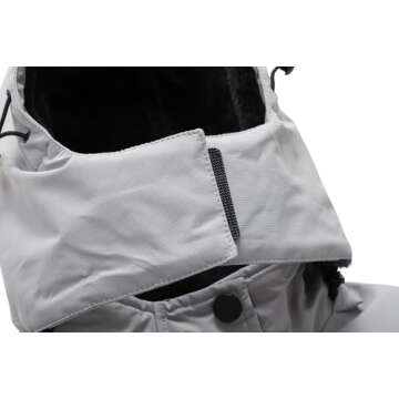 MOERDENG Women's Waterproof Ski Jacket Warm Winter Coat Hooded Snowboarding Jacket Snow Coat